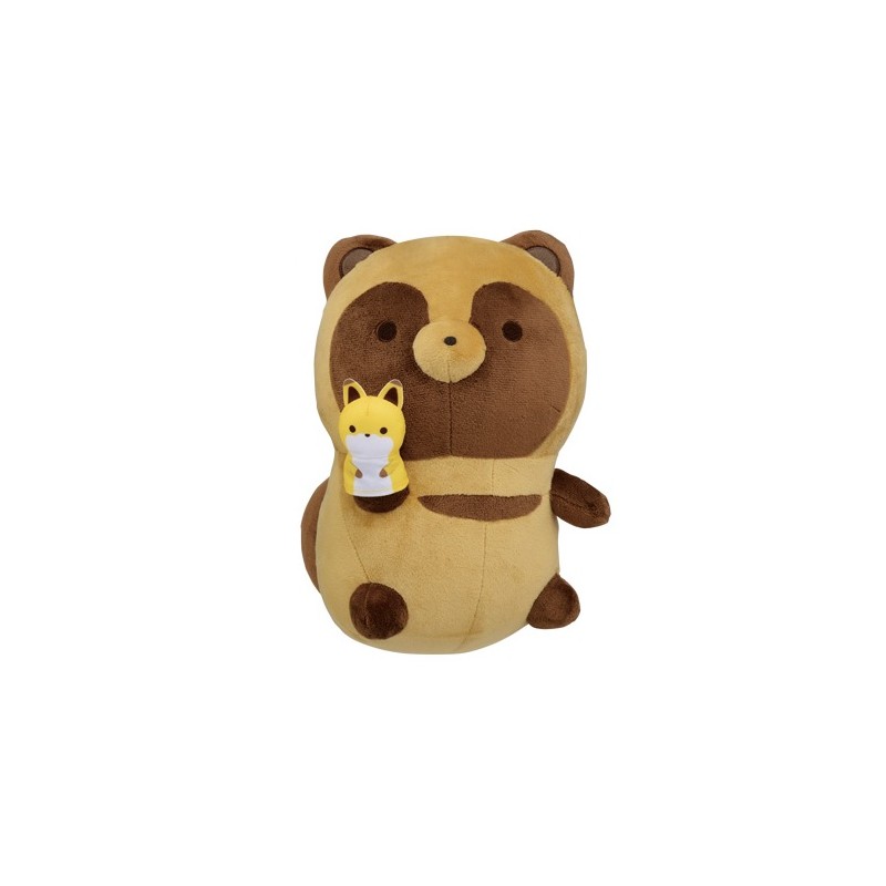 Peluche - Tanuki & Kitsune - Tanuki & little Kitsune