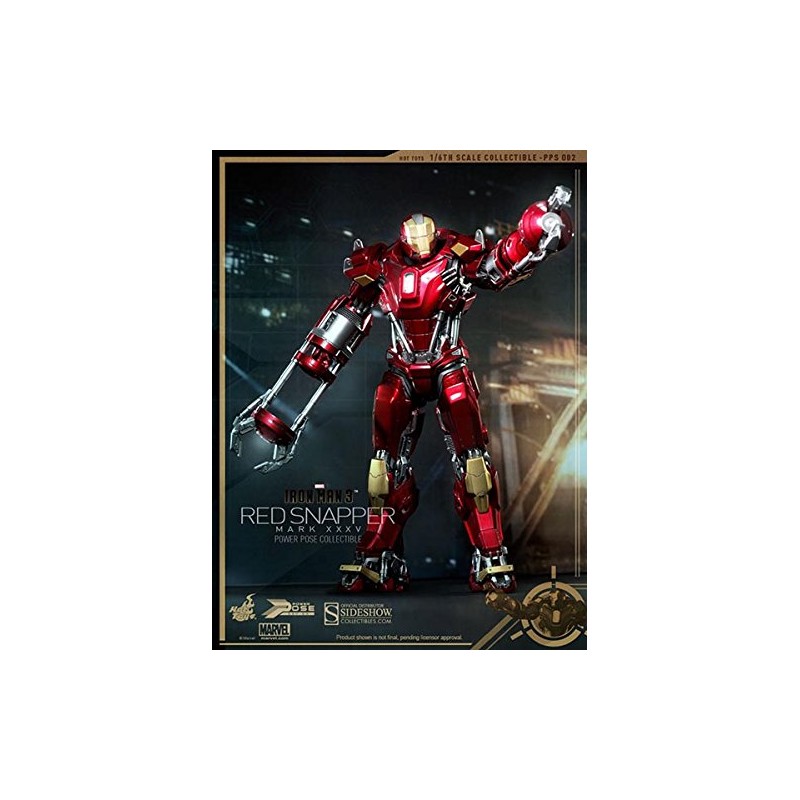 Figurine articulée - Iron Man - Red Snapper Mk. XXXV - Armor Power Pose Series