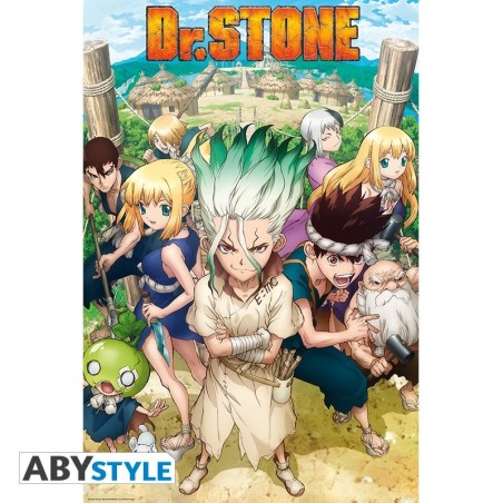 Poster - Roulé et filmé - Dr. Stone - Senku & Friends