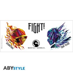Mug - Subli - Mortal Kombat - Scorpion vs Sub Zéro
