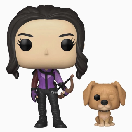 POP - Marvel - Hawkeye - 1212 - Kate Bishop w/Lucky the Pizza Dog
