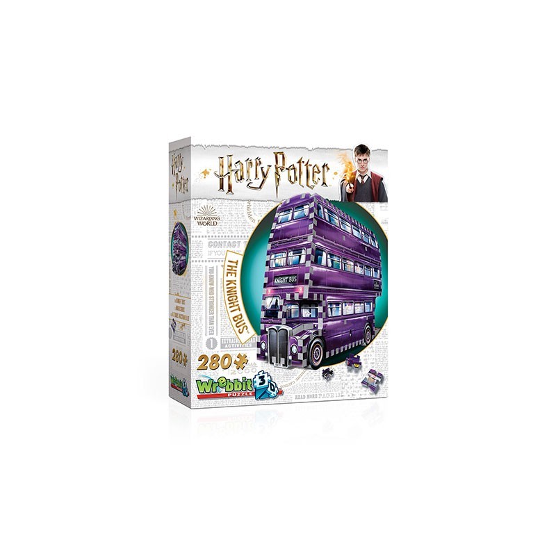 Puzzle - 3D - Rätsel - Indipendente dalla lingua - Harry Potter - The Knight Bus - 280 pieces