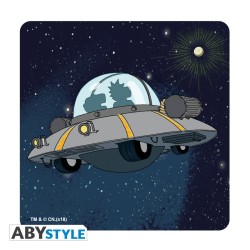 Accessoire Cuisine - Sous-verre - Rick & Morty - Set 4 Emblèmes
