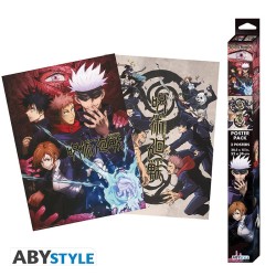 Poster - Set of 2 - Jujutsu Kaisen - Group & School