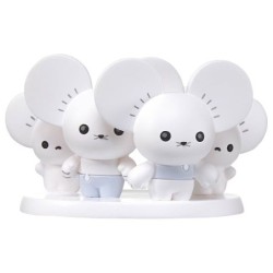 Figurine Statique - Moncollé - Pokemon - (Famille de 4) - Famignol