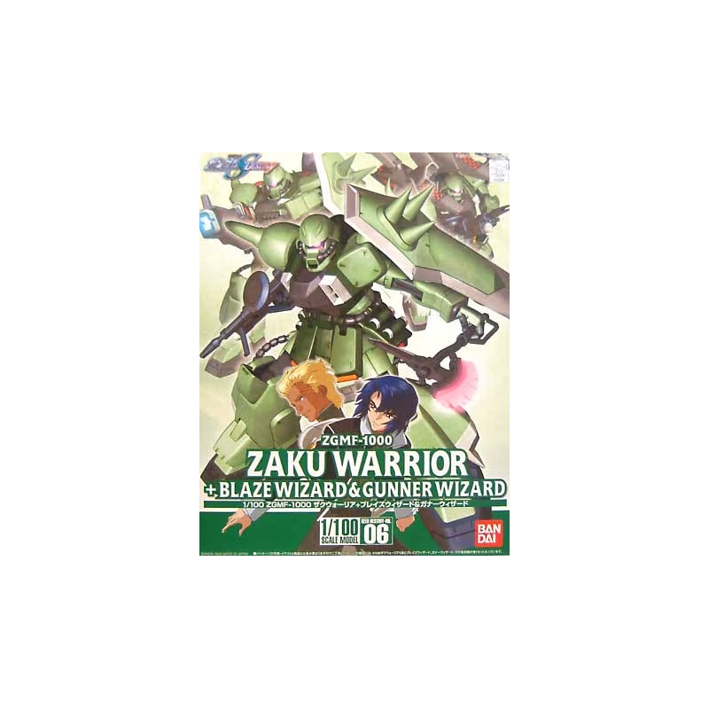 Model - Reborn 100 - Gundam - Zaku Warrior + Blaze & Gunner
