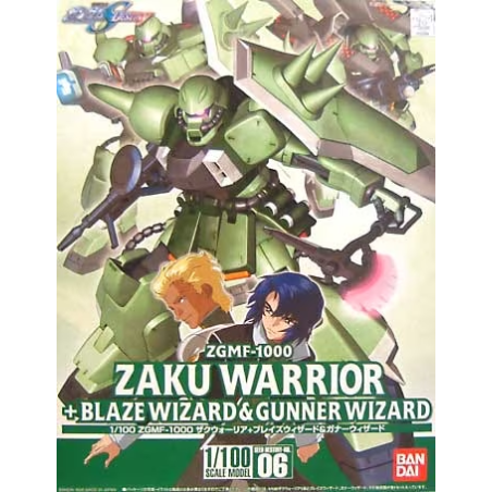 Model - Reborn 100 - Gundam - Zaku Warrior + Blaze & Gunner