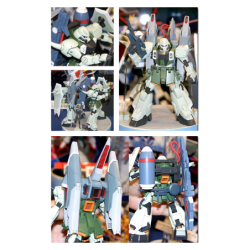 Model - Reborn 100 - Gundam - Zaku Warrior + Blaze & Gunner