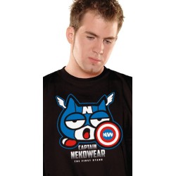 T-shirt - Captain America - Captain Neko