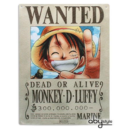 Metal plate - One Piece - Monkey D. Luffy