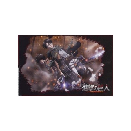 Drapeau - L'Attaque des Titans - Eren & Levi 