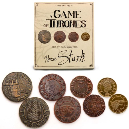 Replica - Game of Thrones - Four Coins from House Stark