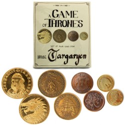 Replica - Game of Thrones - Four Coins from House Targaryen