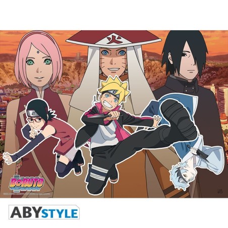 Poster - À plat - Boruto - La Nouvelle équipe 7