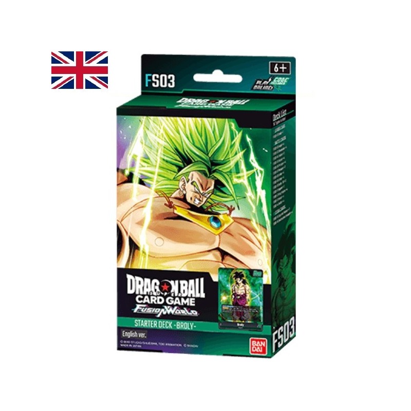 Cartes (JCC) - Deck de Démarrage - Dragon Ball - Starter Deck - "Fusion World" - FS03 - Broly