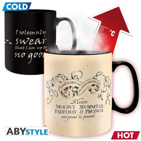 Mug - Thermo-réactif - Harry Potter - Carte du Maraudeur