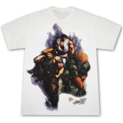 T-shirt - Street Fighter - Blanka, Ryu & Guile