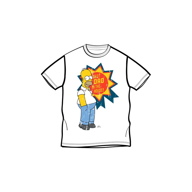 T-shirt - The Simpsons - Best Dad