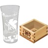 Set - Sake - Evangelion - Sake cup & traditional wooden masu