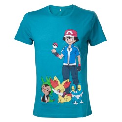 T-shirt - Pokemon - Sacha & Starters