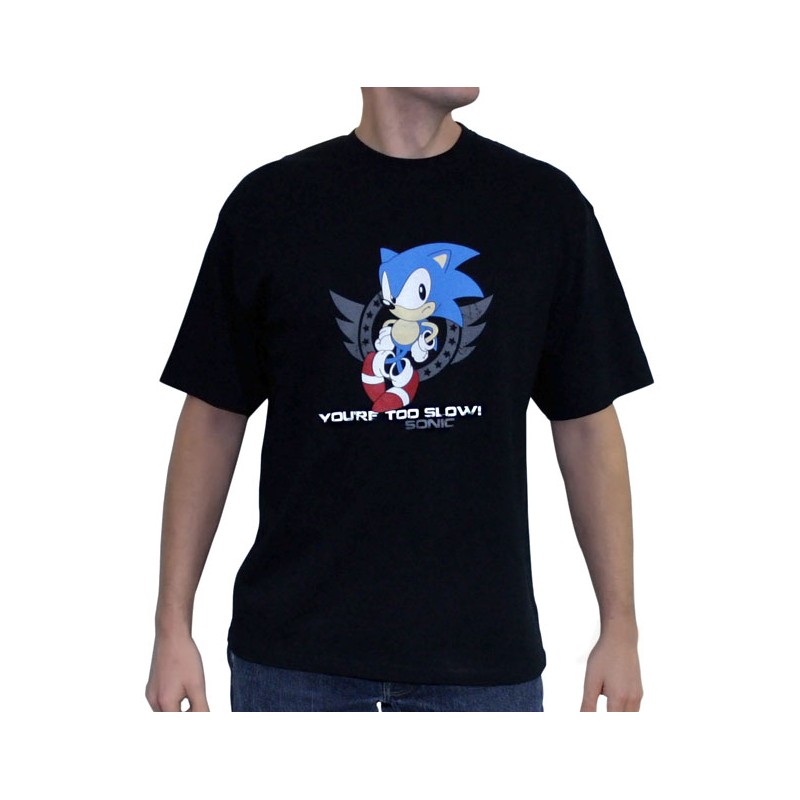 T-shirt - Sonic the Hedgehog - You're too slow