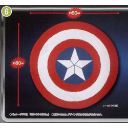Tapis - Captain America - Bouclier