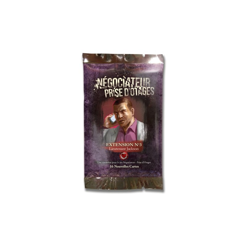 Card game - Investigation - Extension - Négociateur Prise d'Otages - Lieutenant Jackson