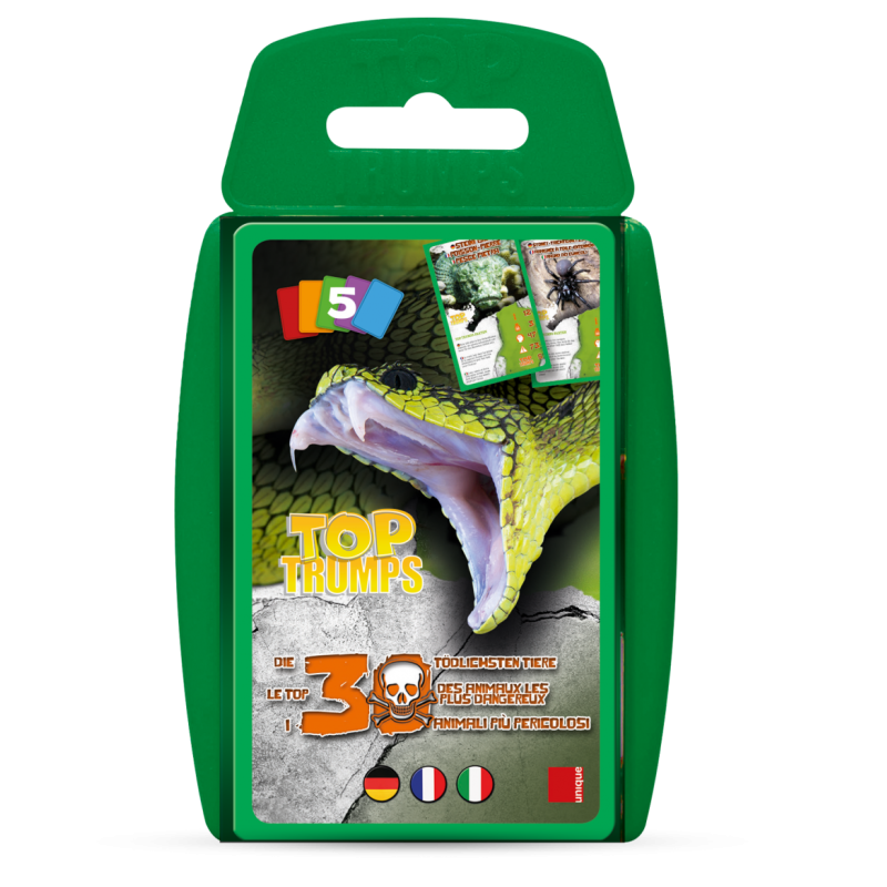 Top Trumps - Chance - Children - Cards - The most dangerous animals