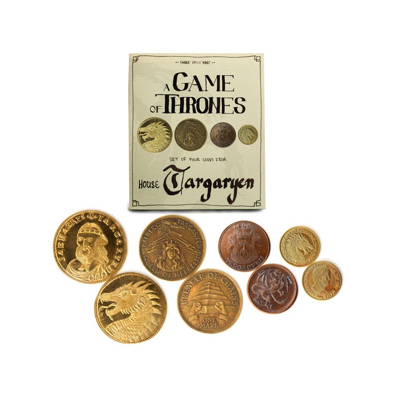 Réplique - Le Trône de Fer - Pièce en Cuivre & Laiton - Maison Targaryen