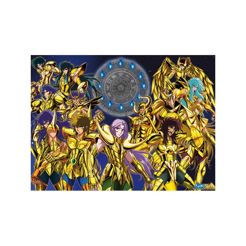 Poster - Rolled and shrink-wrapped - Saint Seiya - The 12 Gold Saints