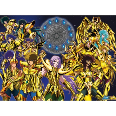 Poster - Rolled and shrink-wrapped - Saint Seiya - The 12 Gold Saints