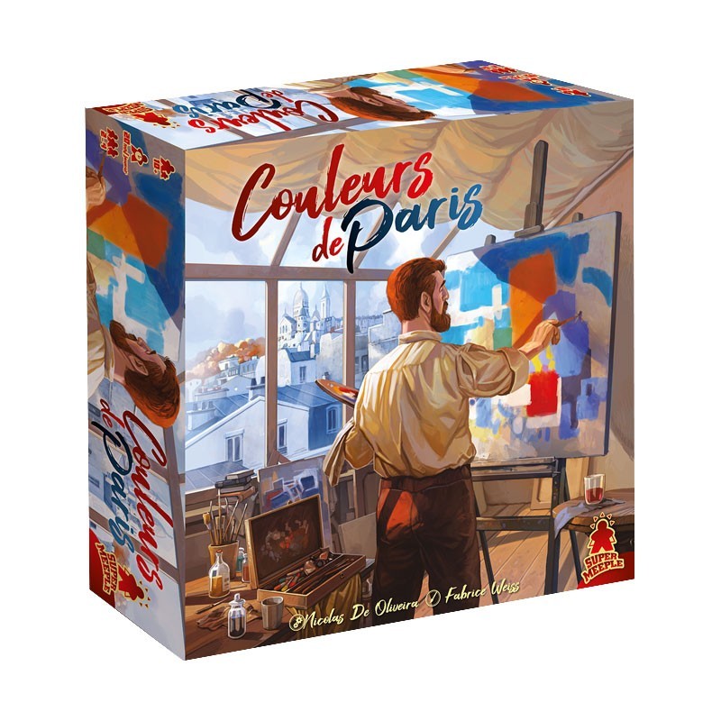 Board Game - Strategic Placement  - Management - Colors of Paris