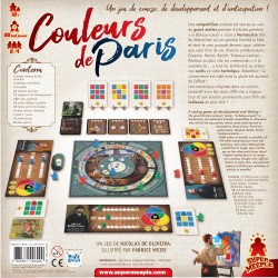 Board Game - Strategic Placement  - Management - Colors of Paris
