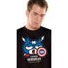 T-shirt - Captain America - Captain Neko