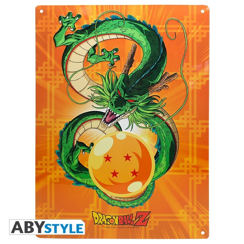 Plaque métallique - Dragon Ball - Shenron