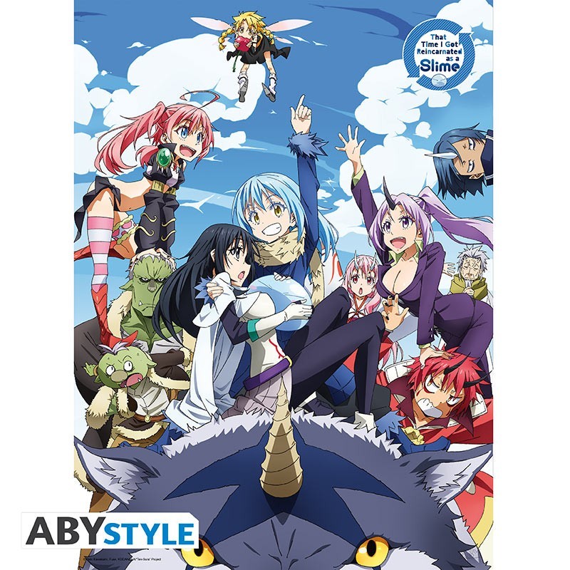 Poster - Flat - That Time I Got Reincarnated as a Slime - Group
