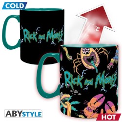 Mug - Thermo-réactif - Rick & Morty - Vaisseau