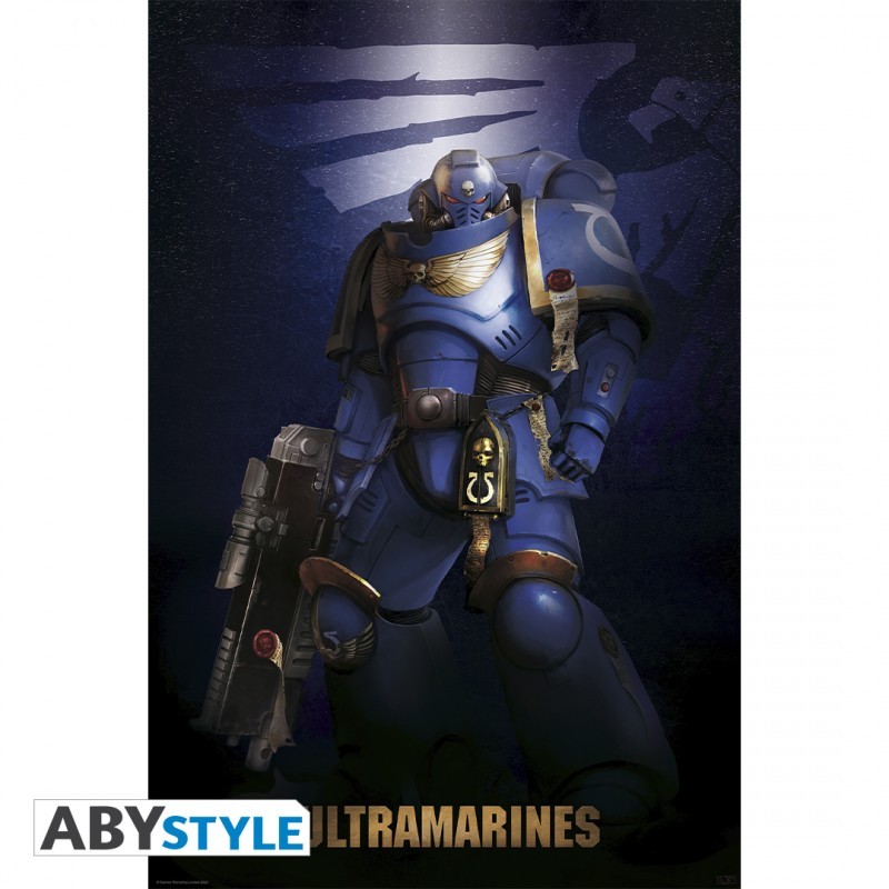 Poster - Roulé et filmé - Warhammer 40K - Ultramarine