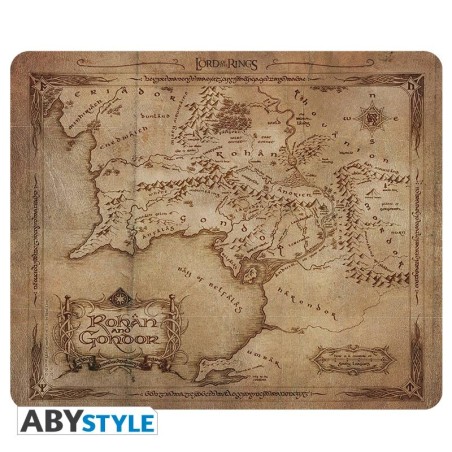 Tapis de souris - Le Seigneur des Anneaux - Carte Rohan&Gondor