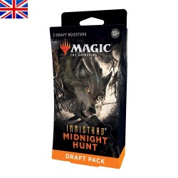 Trading Cards - Draft 3 Boosters Pack - Magic The Gathering - Midnight Hunt - Draft Booster 3 pack