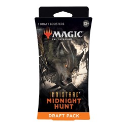 Trading Cards - Draft 3 Boosters Pack - Magic The Gathering - Midnight Hunt - Draft Booster 3 pack