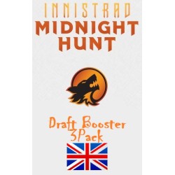 Trading Cards - Draft 3 Boosters Pack - Magic The Gathering - Midnight Hunt - Draft Booster 3 pack