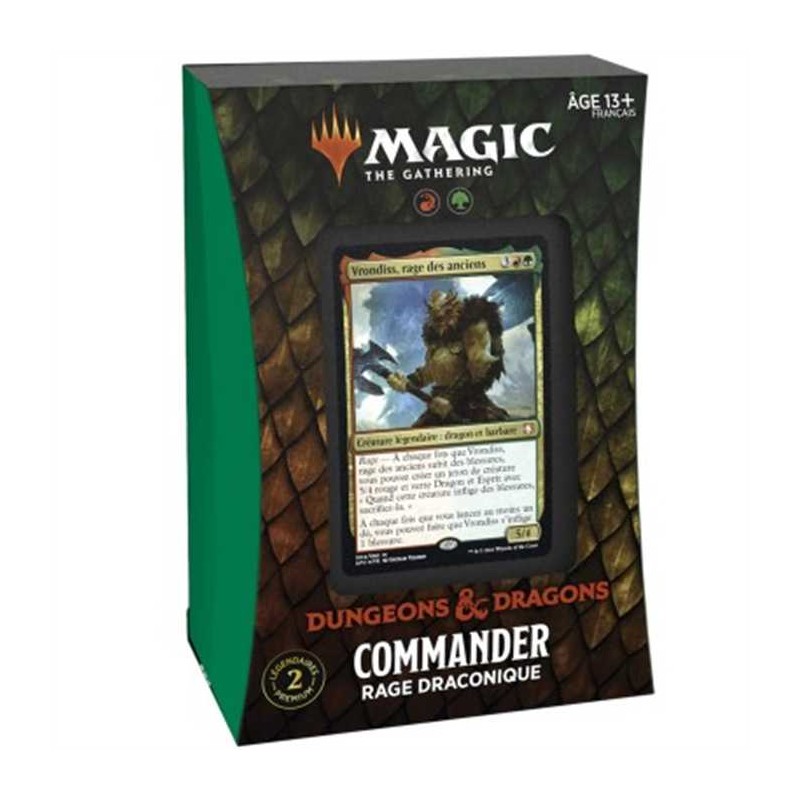Trading Cards - Deck - Magic The Gathering - Commander Deck - Rage Draconique