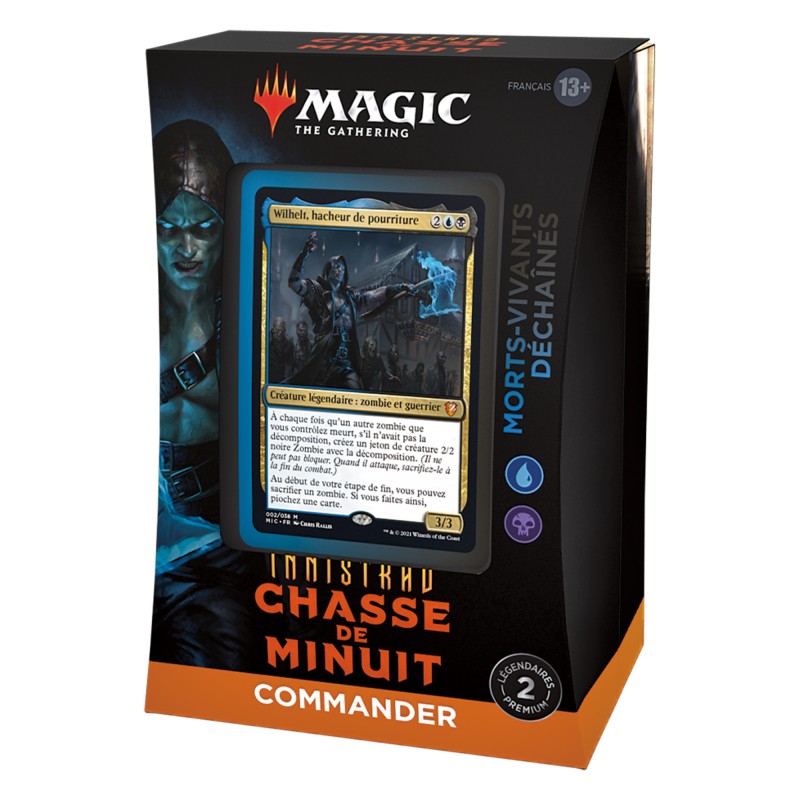 Cartes (JCC) - Deck - Magic The Gathering - Innistrad - Chasse de Minuit - Commander Deck - Morts-Vivants déchaînés