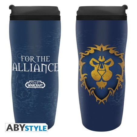 Tazza da viaggio - Antiscivolo - World of Warcraft -  - Alleanza