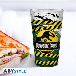 Glass - XXL - Jurassic Park - Danger high voltage