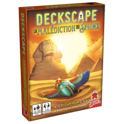 Escape Game - Coopératif - Cartes - Casse Tête/Réflexion - Divers - Decksckape - La malédiction du Sphinx