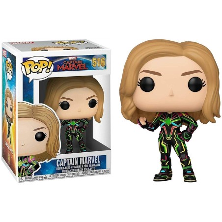 POP - POP Marvel - Captain Marvel - 516 - Captain Marvel w/Neon Suit