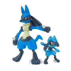 Maquette - Pokepla - Pokemon - Riolu & Lucario
