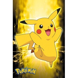 Poster - Roulé et filmé - Pokemon - Pikachu